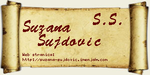 Suzana Šujdović vizit kartica
